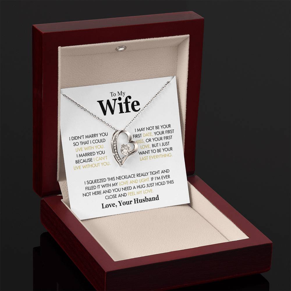 To My Wife - I Didn't Marry You White