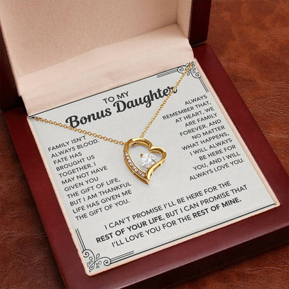 To My Bonus Daughter - "My Family Forever"
