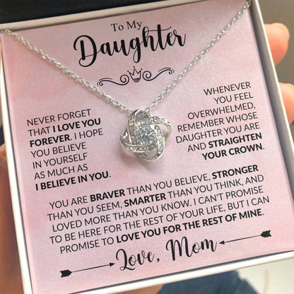 To My Daughter - Mom - Love Knot