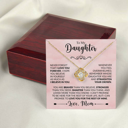To My Daughter - Mom - Love Knot