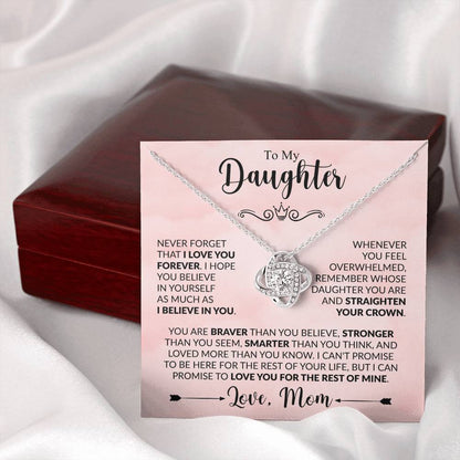 To My Daughter - Mom - Love Knot