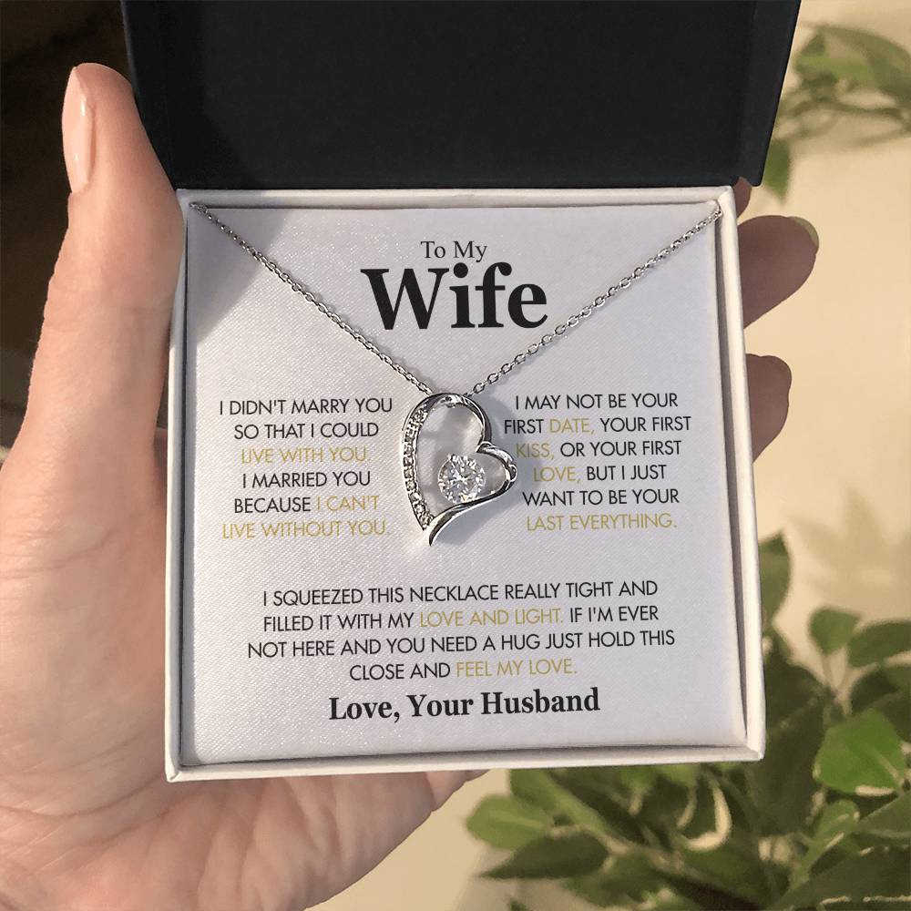 To My Wife - I Didn't Marry You White