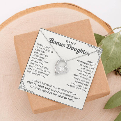 To My Bonus Daughter - "My Family Forever"