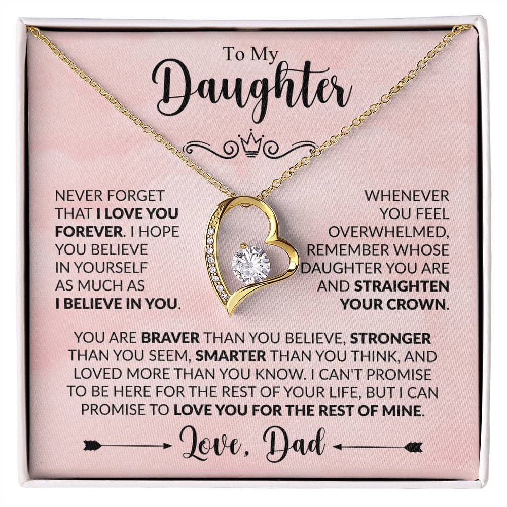 Daughter - Straighten Your Crown - Dad - Rose