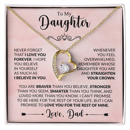 Daughter - Straighten Your Crown - Dad - Rose