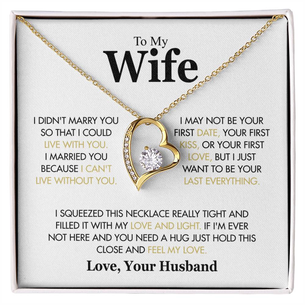 To My Wife - I Didn't Marry You White